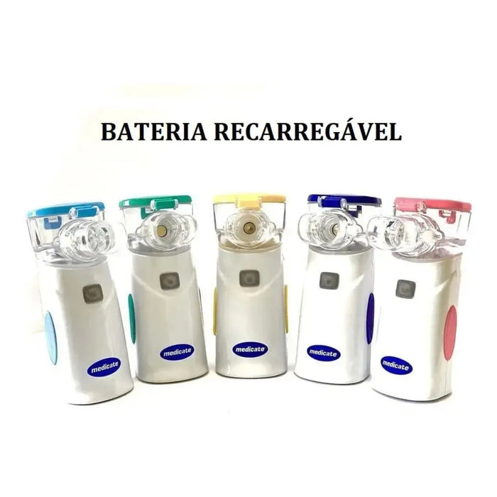 
    Inalador Portátil Medicate Air Mesh Colors Com Bateria + Cabo USB - Amarelo - Medicate Babytunes
  