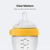 Mamadeira Comotomo Silicone Gen 2 250ml Amarelo