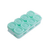 Kit 8 Potes de Silicone com Bandeja Petit Piá Verde