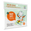 Kit de Mesa Babador + Jogo Americano Descartável Baby Eats Likluc – 6 Unidades
