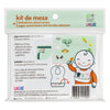 Kit de Mesa Babador + Jogo Americano Descartável Baby Eats Likluc – 6 Unidades