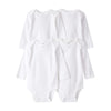 Kit Body Manga Longa 4 Peças Branco