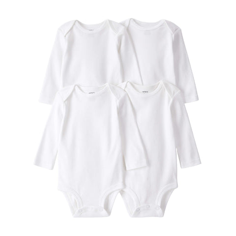 Kit Body Manga Longa 4 Peças Branco