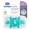Kit Chupeta Chicco Orthodontic 2 Peças Azul 6-16M