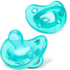 Kit Chupeta Chicco Orthodontic 2 Peças Azul 6-16M