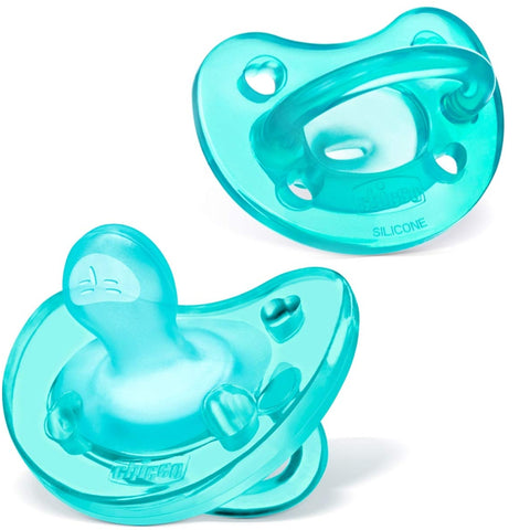 Kit Chupeta Chicco Orthodontic 2 Peças Azul 6-16M