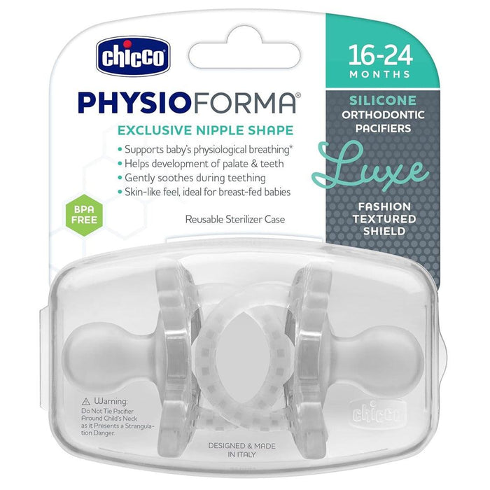 
    Kit Chupeta Chicco Orthodontic 2 Peças Transparente 16-24M - Chicco Babytunes
  