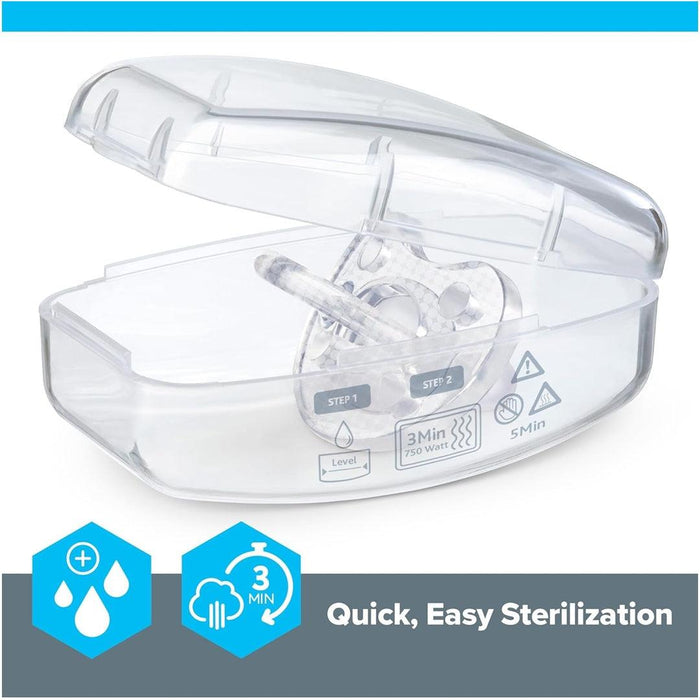 
    Kit Chupeta Chicco Orthodontic 2 Peças Transparente 16-24M - Chicco Babytunes
  
