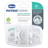Kit Chupeta Chicco PhysioForma Orthodontic 2 Peças Transparente 16-24M