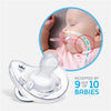 Kit Chupeta Chicco PhysioForma Orthodontic 2 Peças Transparente 16-24M