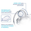 Kit Chupeta Chicco PhysioForma Orthodontic 2 Peças Transparente 16-24M