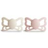 Kit De Chupetas Anatômicas Butterfly Mushie 6-18M Cream E Blush