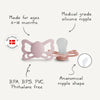 Kit De Chupetas Anatômicas Butterfly Mushie 6-18M Cream E Blush