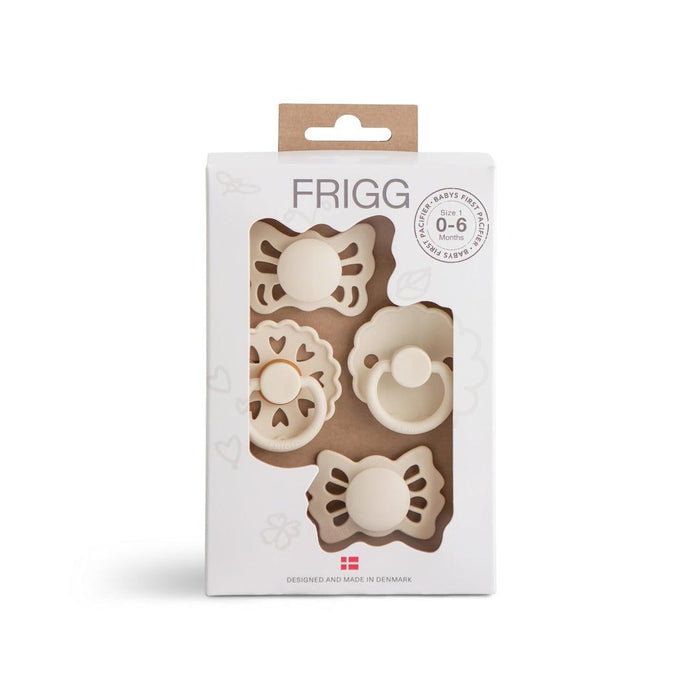 
    Kit De Chupetas Frigg Floral Heart Mushie 4 Peças 0-6M Cream - Mushie Babytunes
  