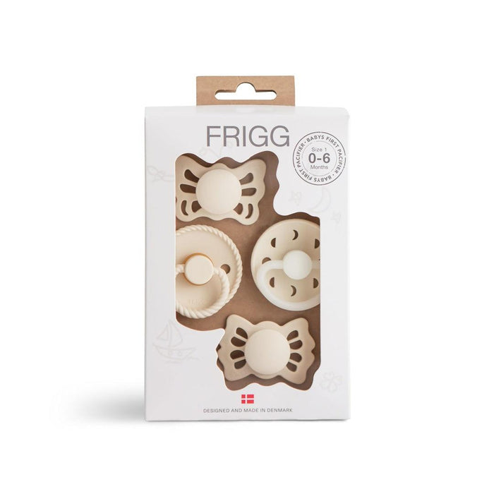 
    Kit De Chupetas Frigg Moonlight Sailing Mushie 4 Peças 0-6M Cream - Mushie Babytunes
  