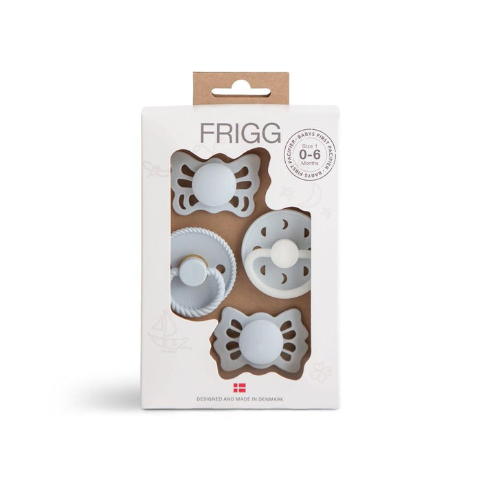 
    Kit De Chupetas Frigg Moonlight Sailing Mushie 4 Peças 0-6M Powder Blue - Mushie Babytunes
  