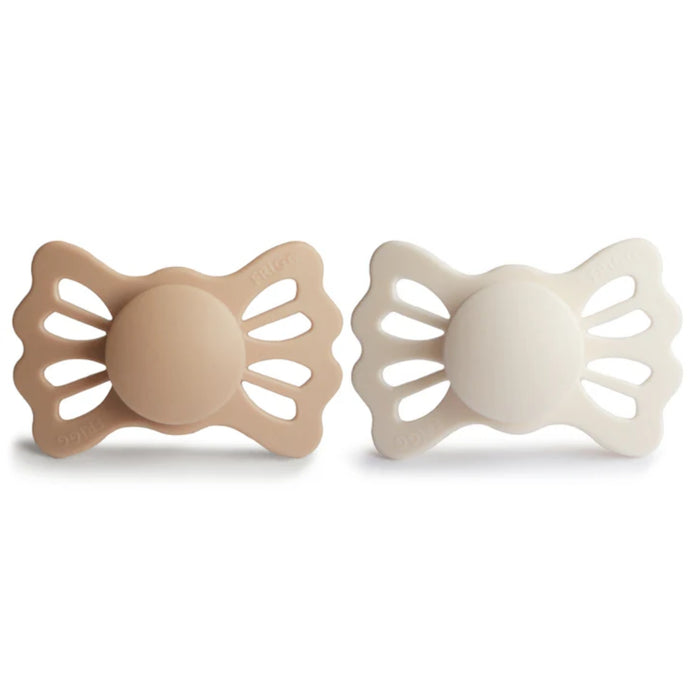
    Kit De Chupetas Simétricas Lucky Mushie 6-18M Silky Satin e Cream
  