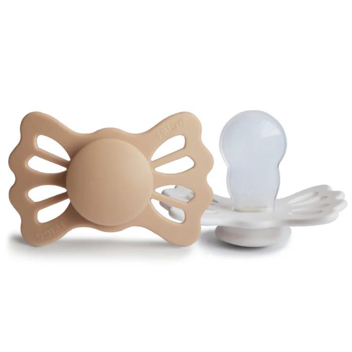 
    Kit De Chupetas Simétricas Lucky Mushie 6-18M Silky Satin e Cream
  