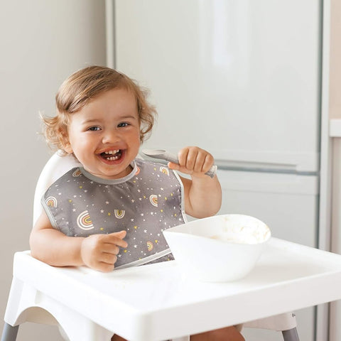 Kit De Colheres Em Silicone Kushies Mineral Blue - Kushies Babytunes