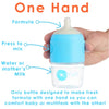 Kit De Mamadeira PopYum Com Mixer Blue 150ML - PopYum Babytunes