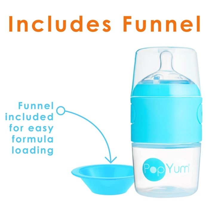 
    Kit De Mamadeira PopYum Com Mixer Blue 150ML - PopYum Babytunes
  