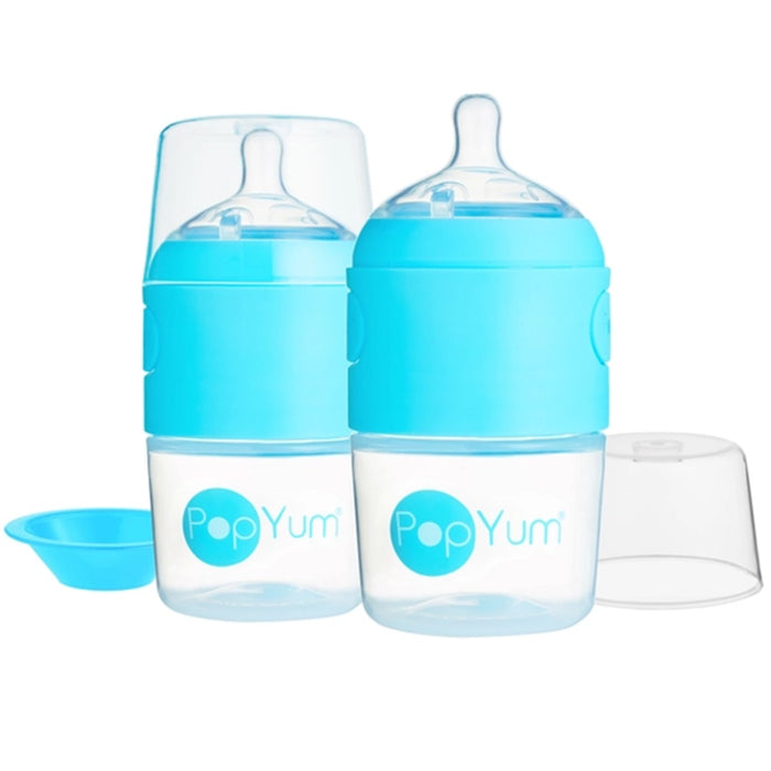 
    Kit De Mamadeira PopYum Com Mixer Blue 150ML - PopYum Babytunes
  