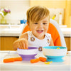 Kit De Tigelas Infantil Com Sucção Munchkin - Roxa / Verde / Azul - Munchkin Babytunes