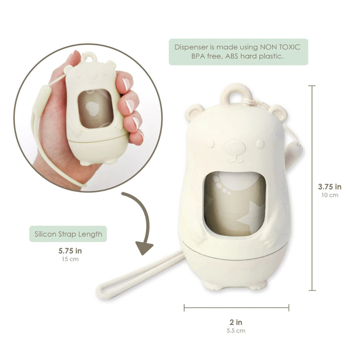 
    Saco de Fraldas Descartáveis e Refil Moodie Teddy Bear Vanilla Dream - Moodie Babytunes
  