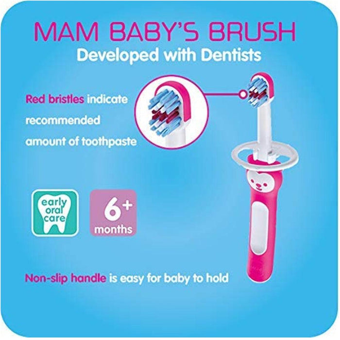 
    Kit Escova Dental Baby's Brush Bear Blue 6M+ - Baby's Brush Babytunes
  
