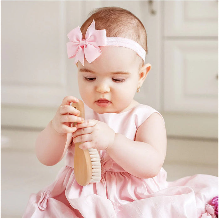
    Kit Escova e Pente Infantil de Madeira e Lã Haakaa - Haakaa Babytunes
  