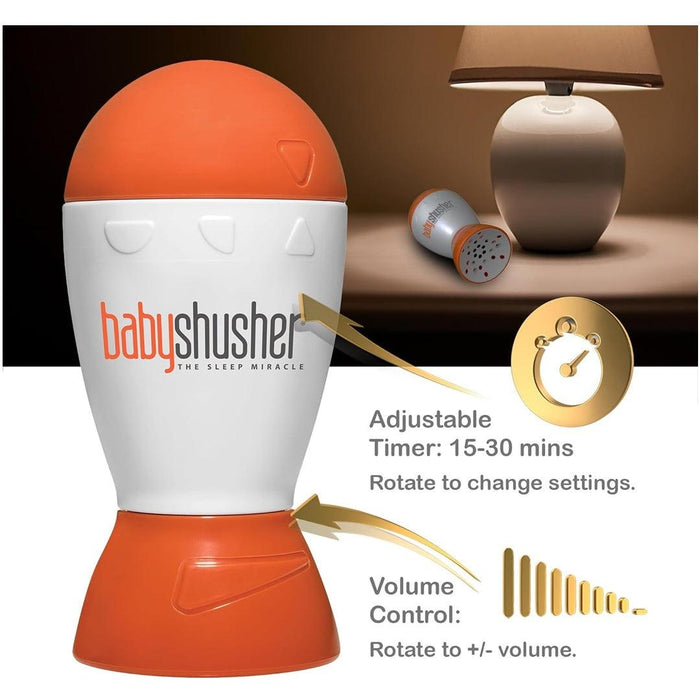 
    Kit Infantil Ruído Branco, Chupeta e Cobertor Baby Shusher - Baby Shusher Babytunes
  