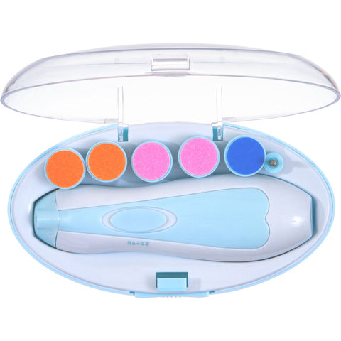 Kit Lixa De Unha Elétrica Para Bebês Buba