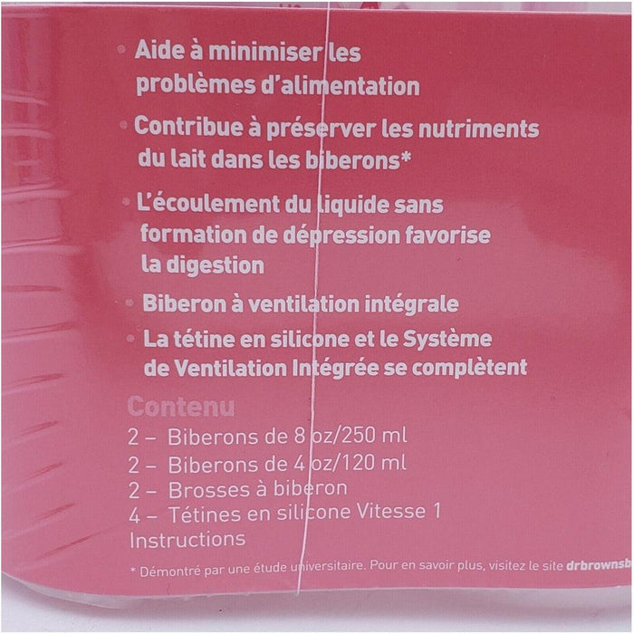 
    Kit Mamadeira Dr. Brown's 4 Peças Rosa - Dr. Brown'S Babytunes
  