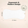 Kit Pano de Boca KeaBabies Urban 5 Peças Soft White
