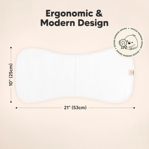Kit Pano de Boca KeaBabies Urban 5 Peças Soft White