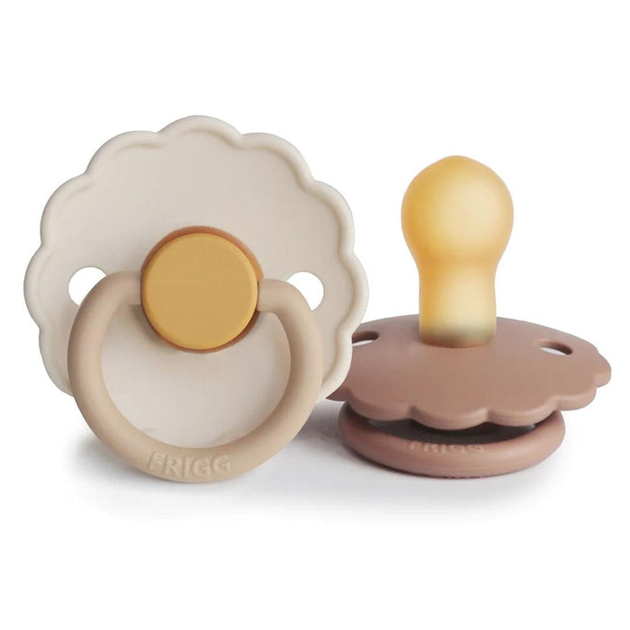 
    Kit de Chupetas Frigg Daisy Mushie Chamomile e Peach Bronze - Mushie Babytunes
  