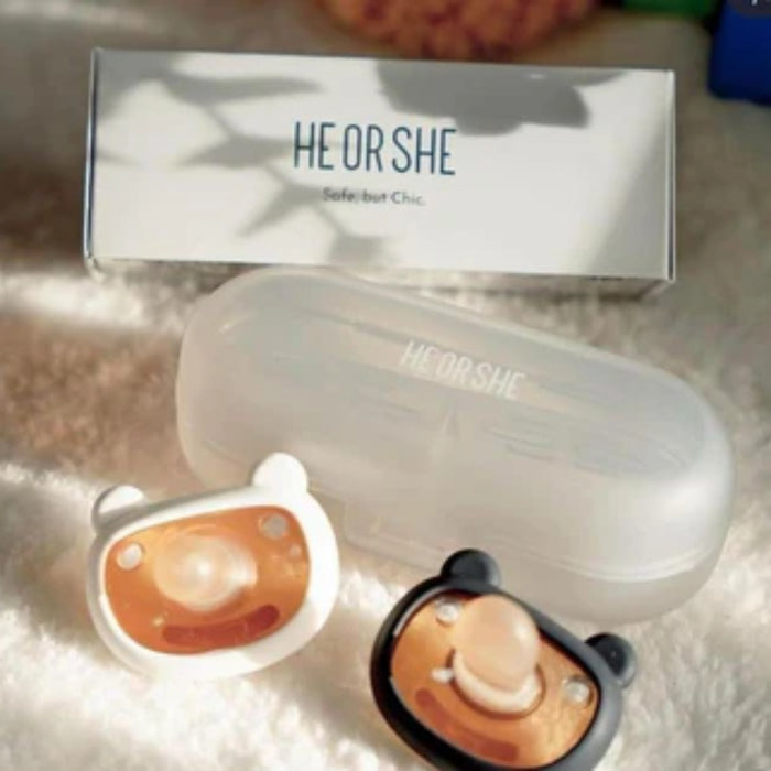 
    Kit de Chupetas HEORSHE Dia & Noite 3M+
  