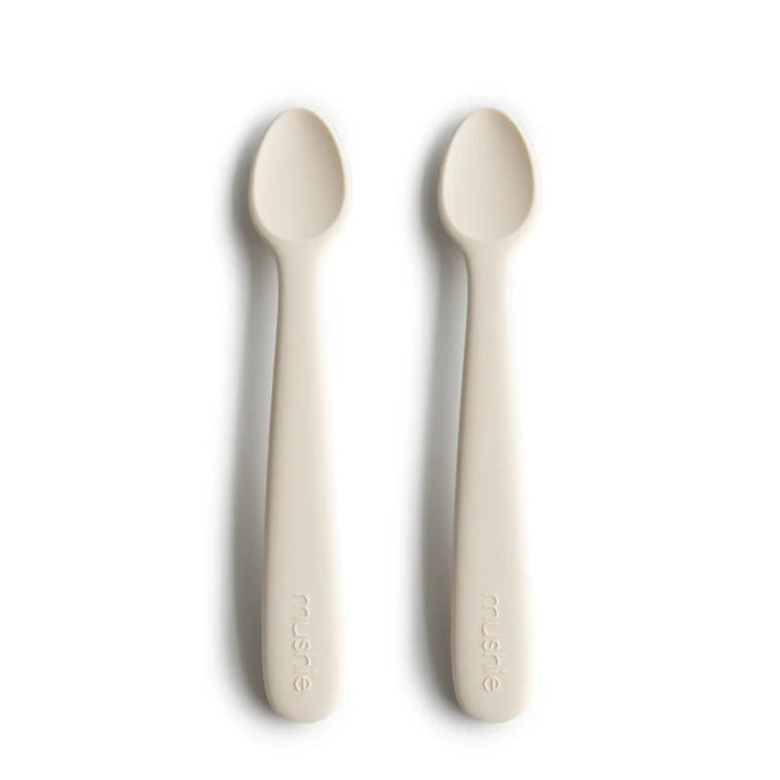 
    Kit de Colheres Infantil Mushie Ivory - Mushie Babytunes
  