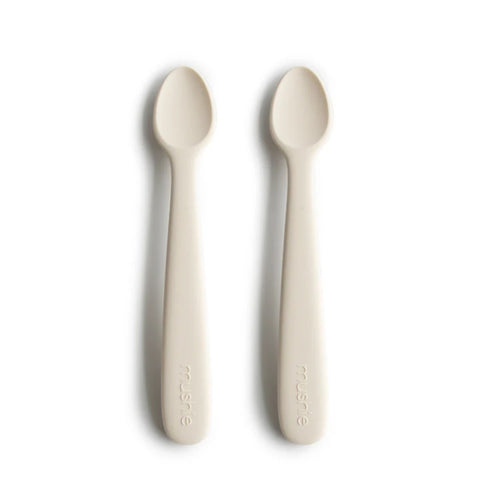 Kit de Colheres Infantil Mushie Ivory