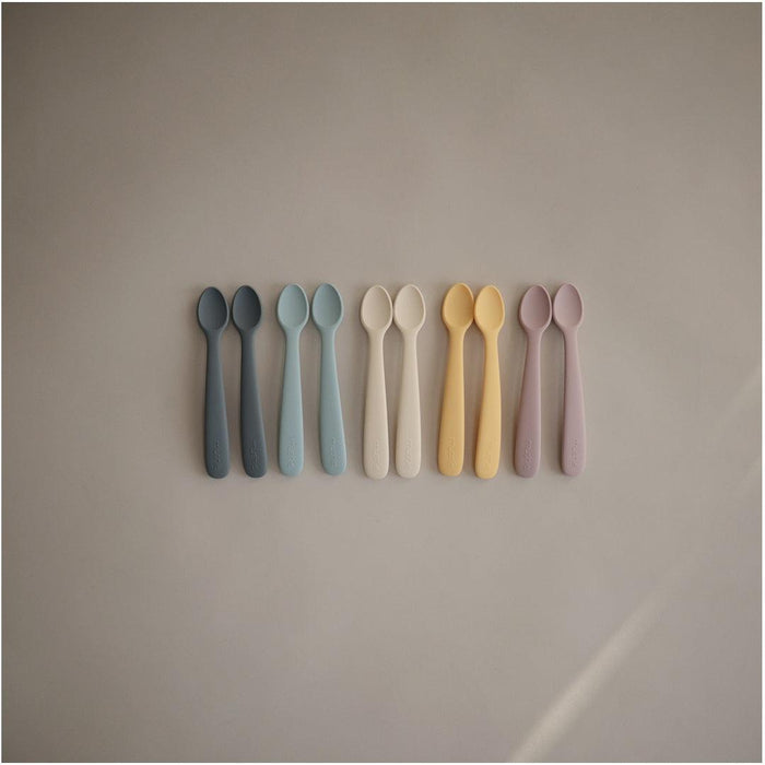 
    Kit de Colheres Infantil Mushie Powder Blue - Mushie Babytunes
  
