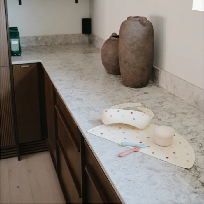 
    Kit de Colheres Iniciais Para Bebês Mushie Powder Blue e Shifting Sand
  