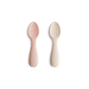 Kit de Colheres Para Bebês Mushie Blush e Shifting Sand - Mushie Babytunes