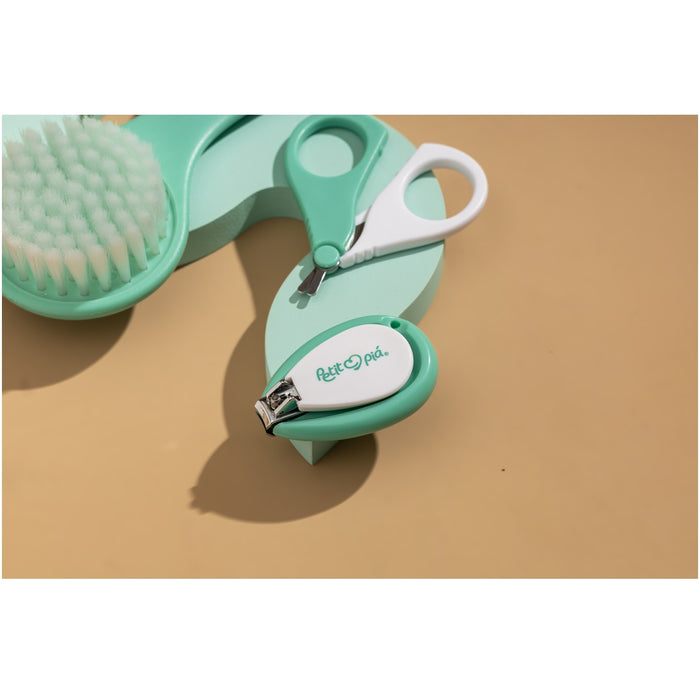 
    Kit de Cuidados e Higiene do Bebê Petit Pia 5 Peças Verde - Petit Piá Babytunes by Vanessa
  