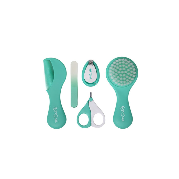 
    Kit de Cuidados e Higiene do Bebê Petit Pia 5 Peças Verde - Petit Piá Babytunes by Vanessa
  