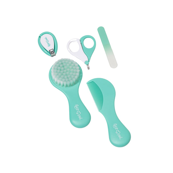 
    Kit de Cuidados e Higiene do Bebê Petit Pia 5 Peças Verde - Petit Piá Babytunes by Vanessa
  