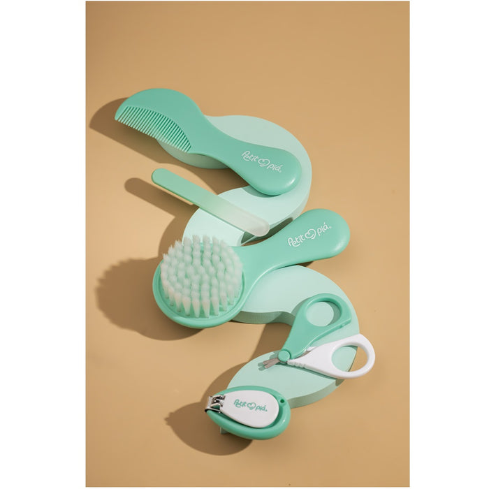 
    Kit de Cuidados e Higiene do Bebê Petit Pia 5 Peças Verde - Petit Piá Babytunes by Vanessa
  