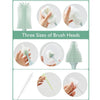 Kit de Escova Para Mamadeira Momcozy Push-Press Design Green - Momcozy Babytunes by Vanessa