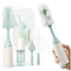 Kit de Escova Para Mamadeira Momcozy Push-Press Design Green - Momcozy Babytunes by Vanessa