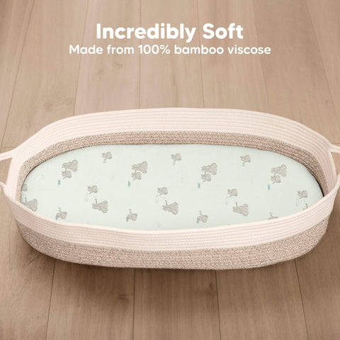 Kit de Lençol Para Moíses Isla KeaBabies Butterflies