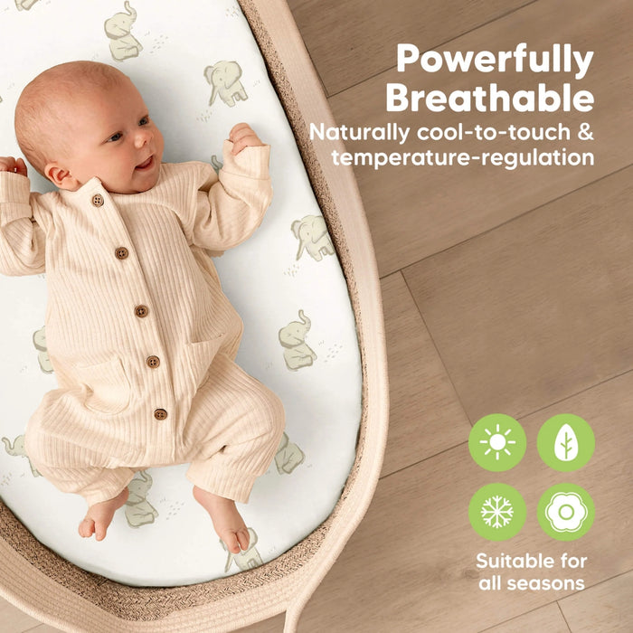 
    Kit de Lençol Para Moíses Isla KeaBabies Butterflies
  